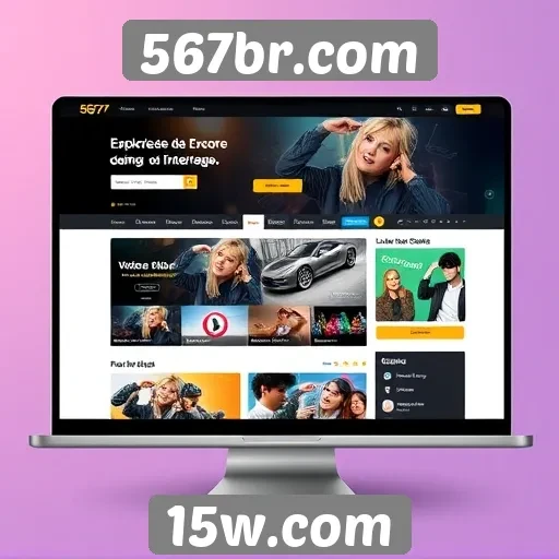 Interface do usuário do site 567br.com